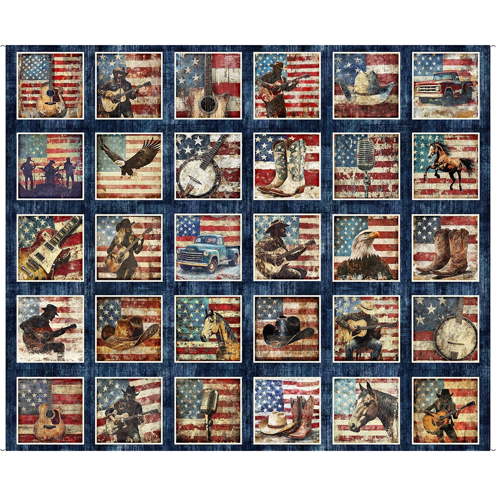 Quilting Treasures Fabrics American Country Dan Morris American